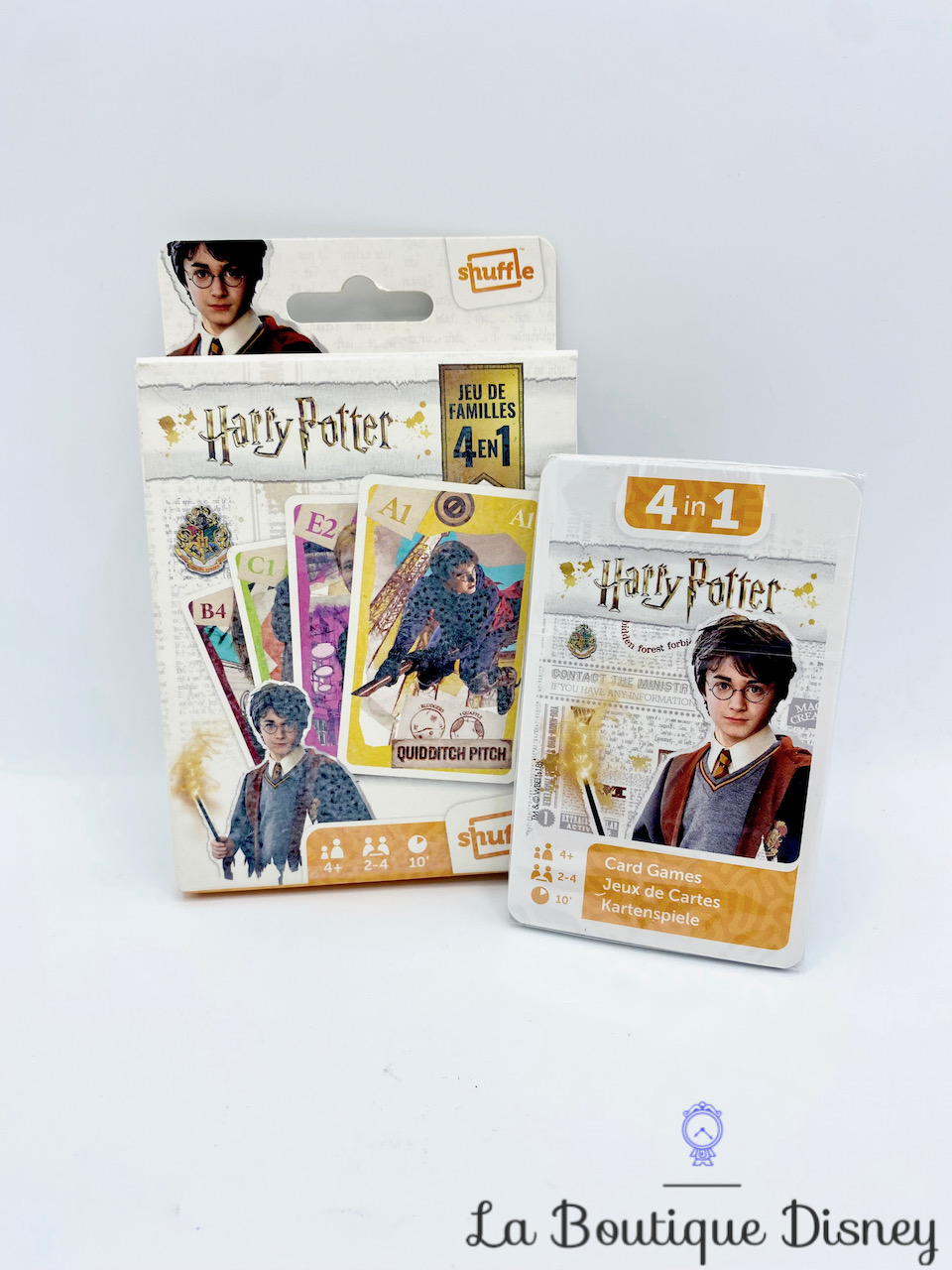 Jeux de cartes Jeu de Familles 4 en 1 Harry Potter Shuffle