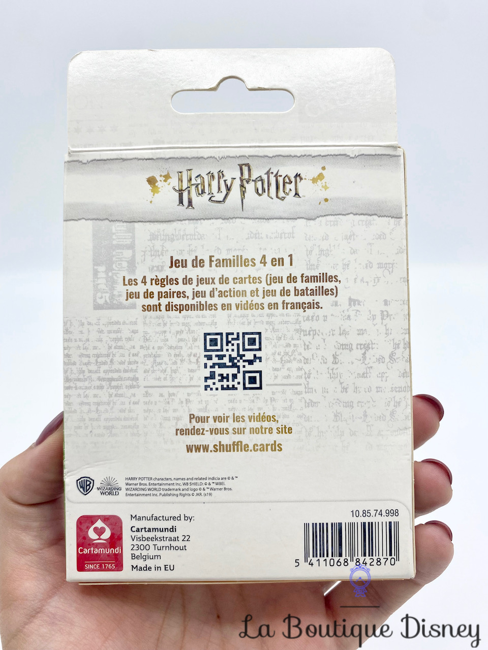 CARTAMUNDI Jeu de Famille Harry Potter - Jeu de cartes 4 en 1 pas