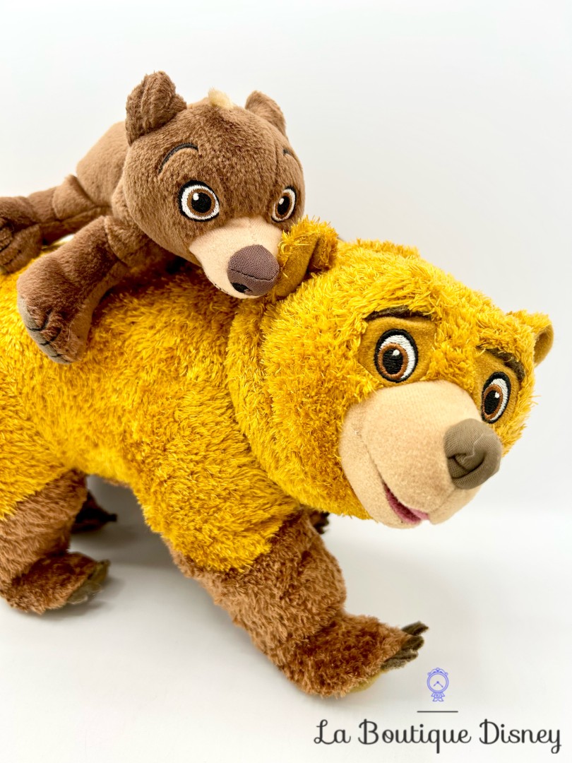 peluche-kenai-koda-frere-des-ours-disney-hasbro-2003-brother-bear-paire-duo (2)