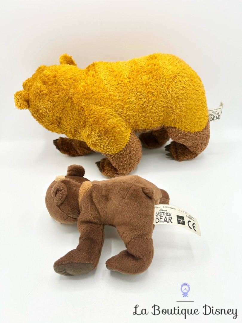 peluche-kenai-koda-frere-des-ours-disney-hasbro-2003-brother-bear-paire-duo (1)