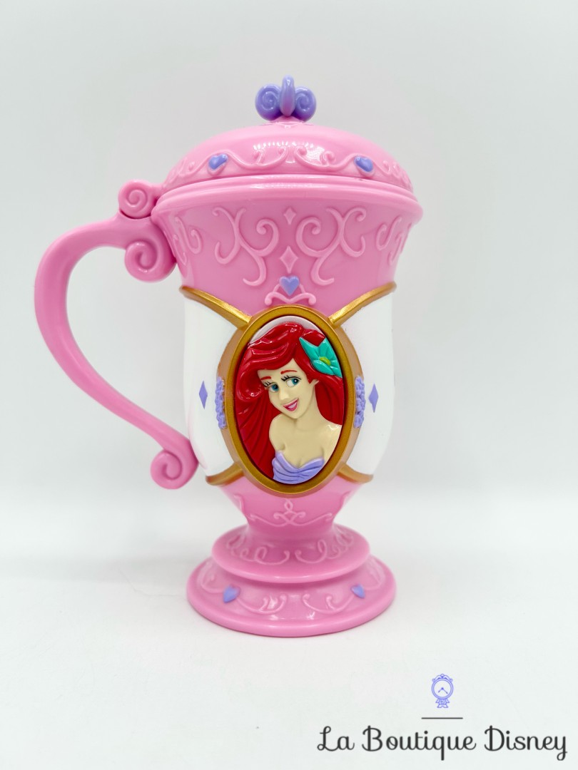 Tasse plastique Ariel La petite sirène Disney On ice Sébastien cuillère ...