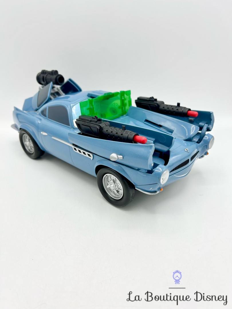 Jouet interactif Finn McMissile Cars 2 Disney Mattel 2021 voiture bleu sonore