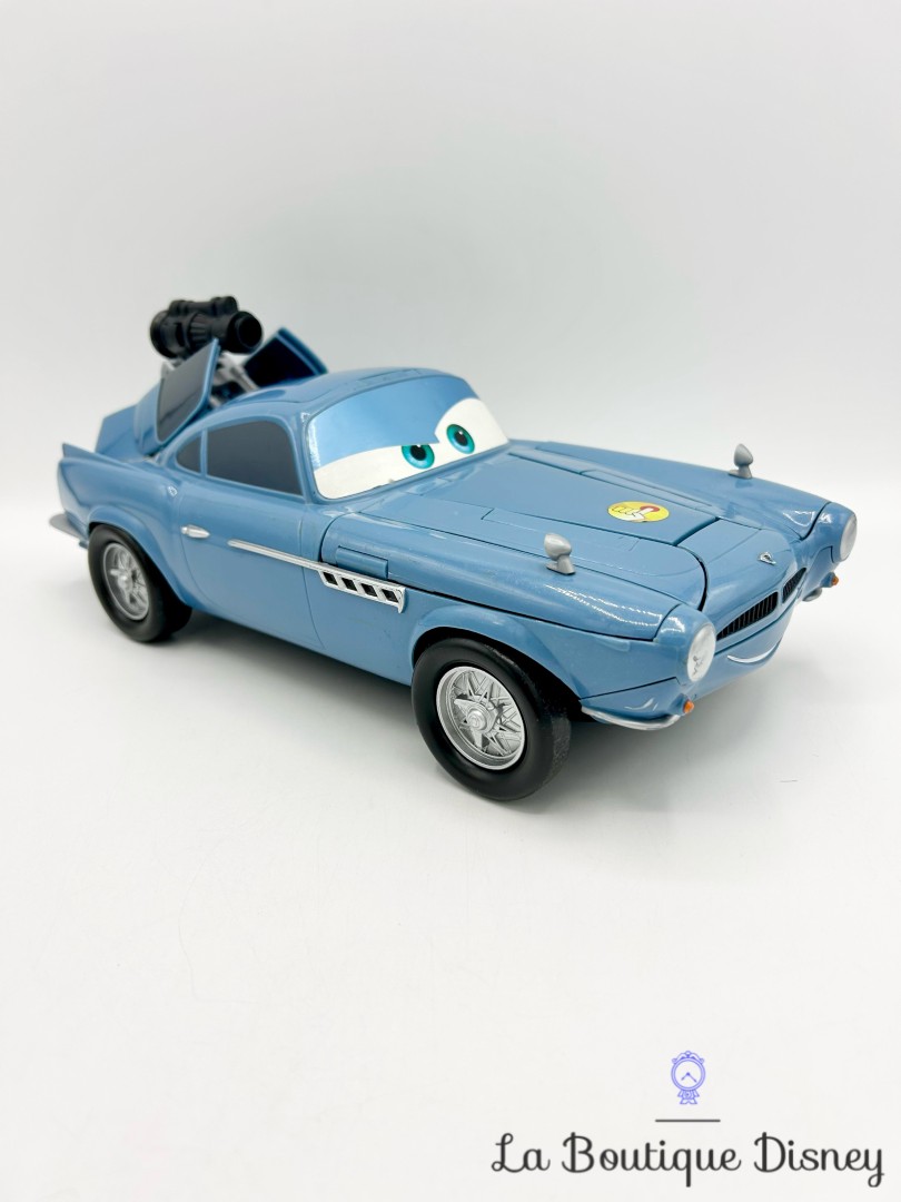 Jouet interactif Finn McMissile Cars 2 Disney Mattel 2021 voiture bleu sonore
