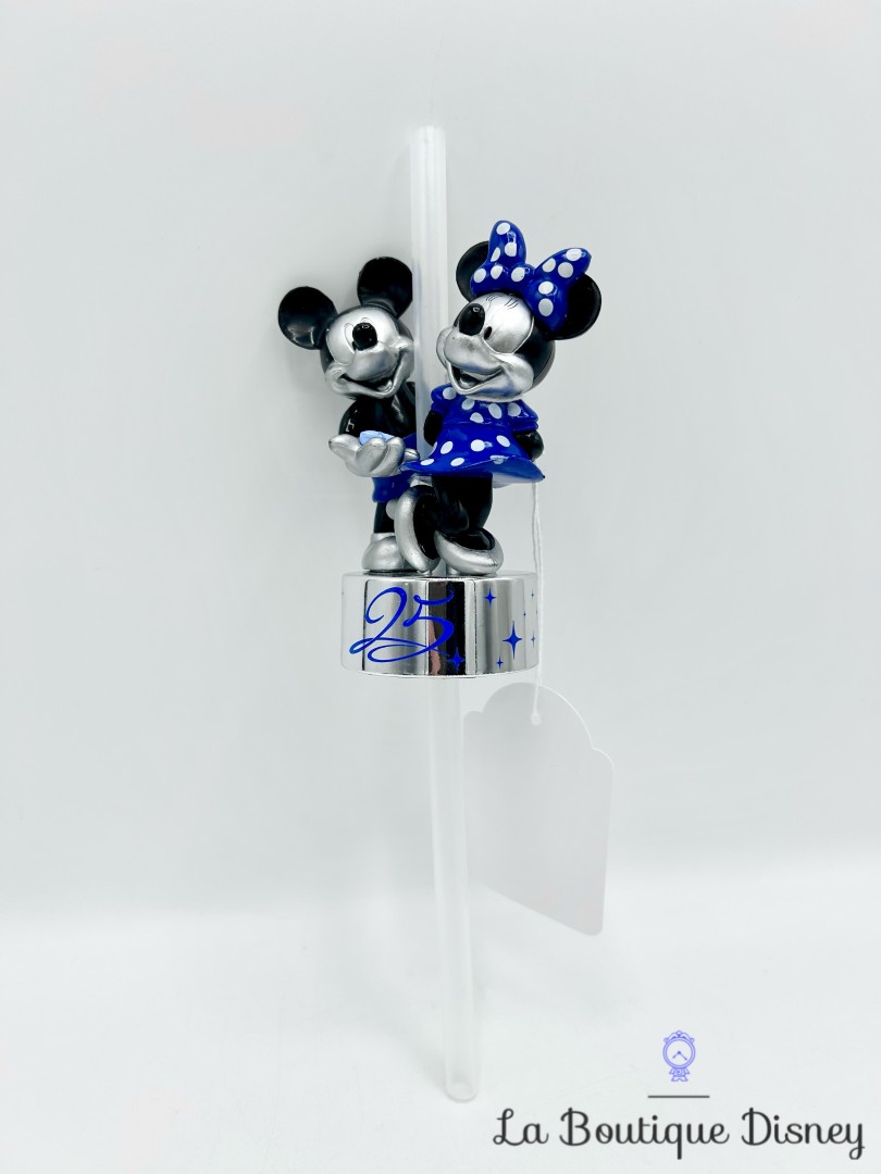 paille-mickey-minnie-25ème-anniversaire-disneyland-25-ans-disney-bouchon (2)