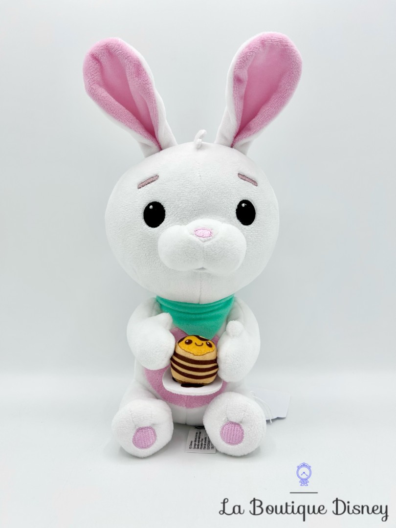Peluche Lapin Crêpes Ralph 2.0 Disneyland 2018 Disney blanc 22 cm