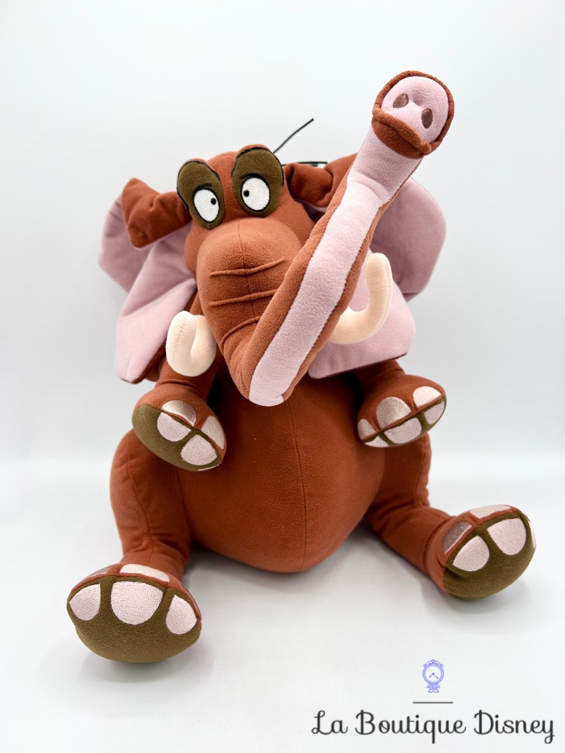 peluche-tantor-éléphant-tarzan-disney-store-marron (5)