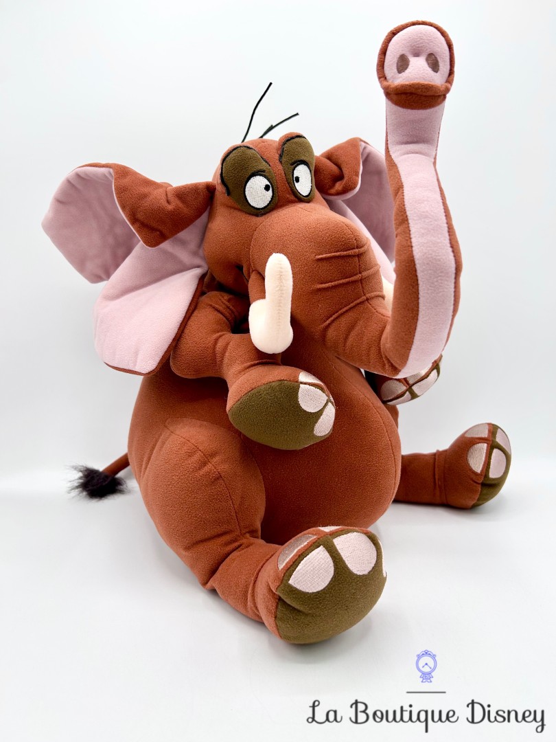 peluche-tantor-éléphant-tarzan-disney-store-marron (4)