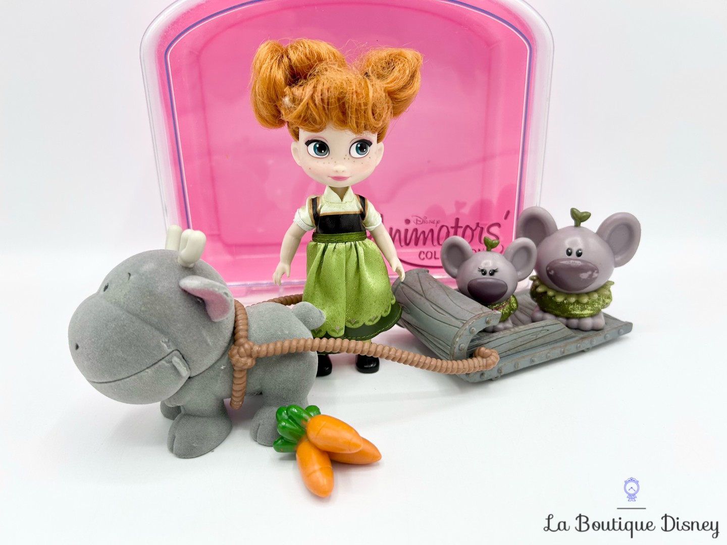 Ensemble de jeu Coffret Mini Poupée Anna La reine des neiges Animators Collection Disney Store valise