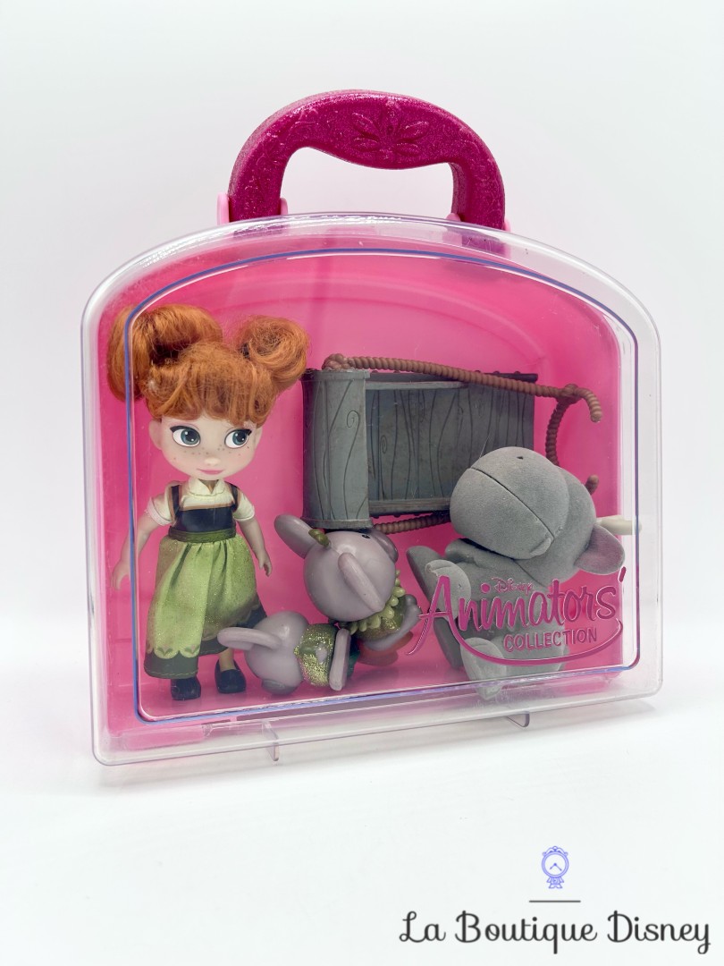 Ensemble de jeu Coffret Mini Poupée Anna La reine des neiges Animators Collection Disney Store valise