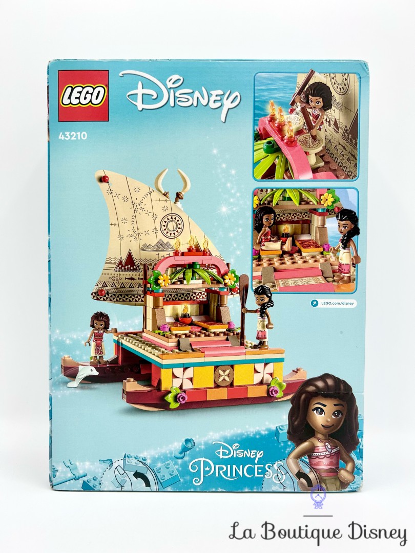 Jouet LEGO 43210 Le bateau dexploration de Vaiana Disney Princess