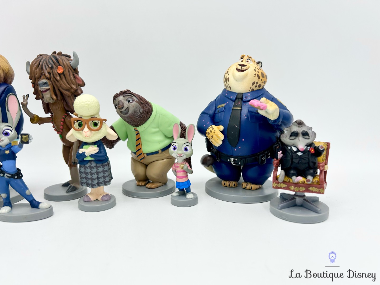 Figurines Zootopie Playset Disney Store 2015 Ensemble de jeu