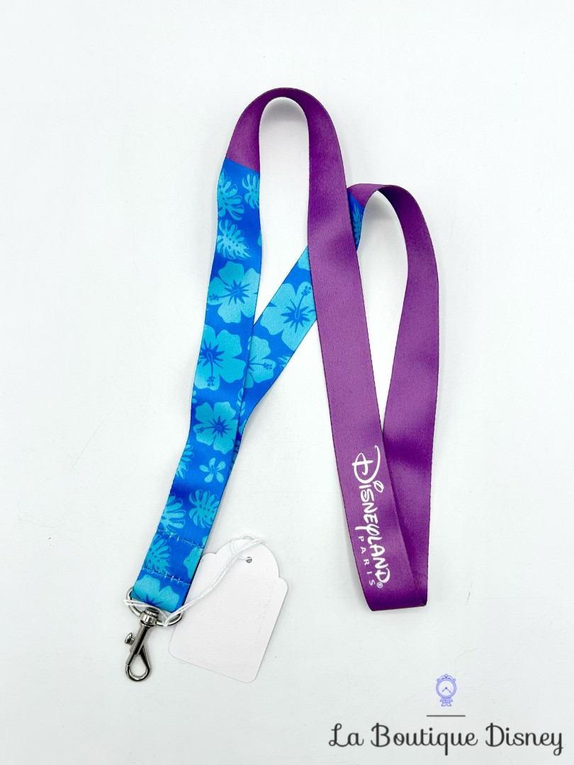 laniere-pins-stitch-disneyland-disney-cordon-tour-de-cou-bleu-violet-feuilles (2)
