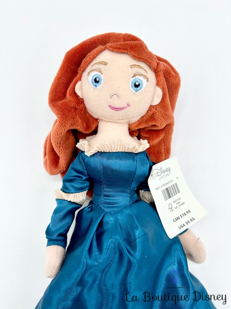 Poupée chiffon Mérida Rebelle Disney Store USA peluche princesse