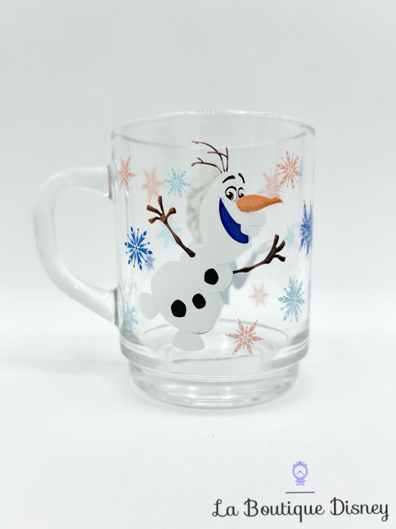 Mug De Noël Design - Rennes Et Flocons De Neige - Rouge Et Blanc - Céramique