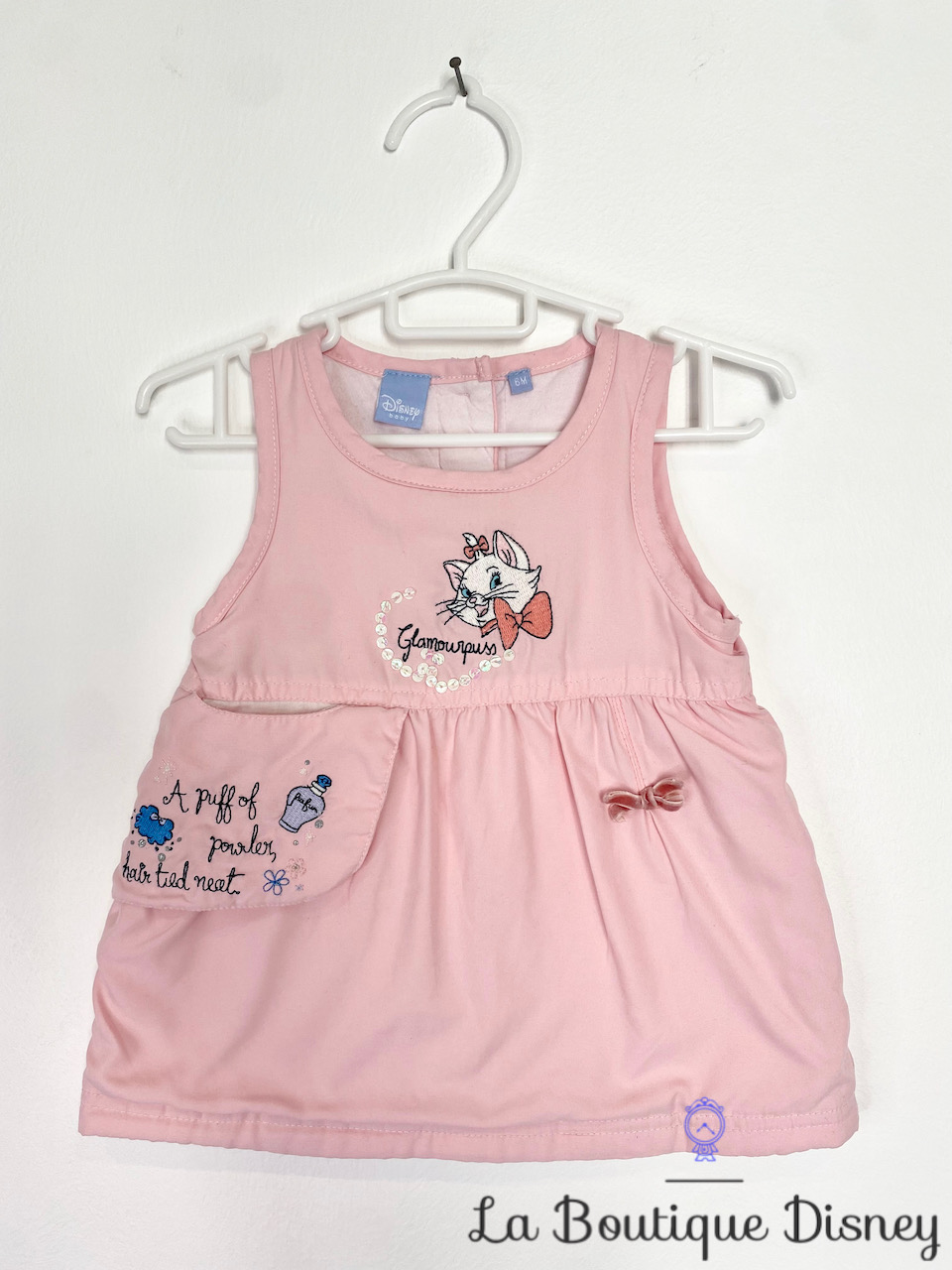 Robe Marie Les Aristochats Disney Baby taille 6 mois rose Glamourouss
