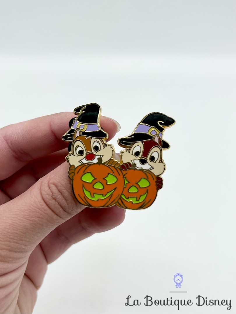 Pin Tic Tac Citrouilles Opening Edition Disneyland Paris 2004 Chip and Dale Halloween 34012