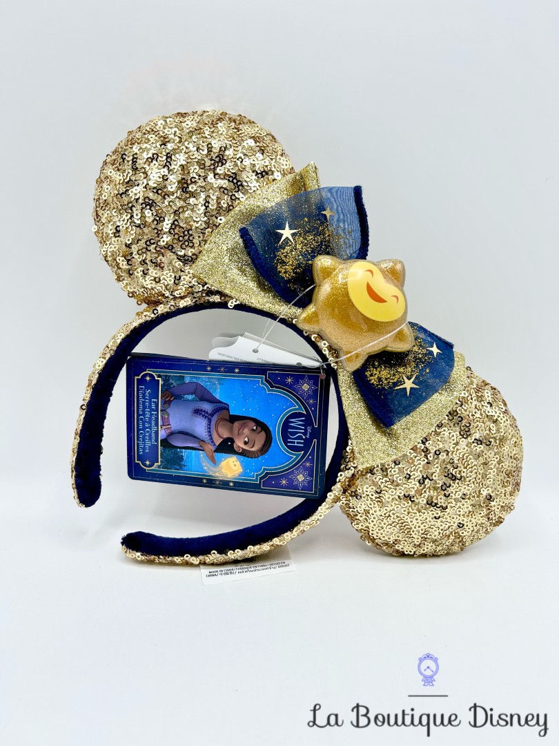 Serre-tête Pailleté à Oreilles Disney Minnie Mouse - Multicolore