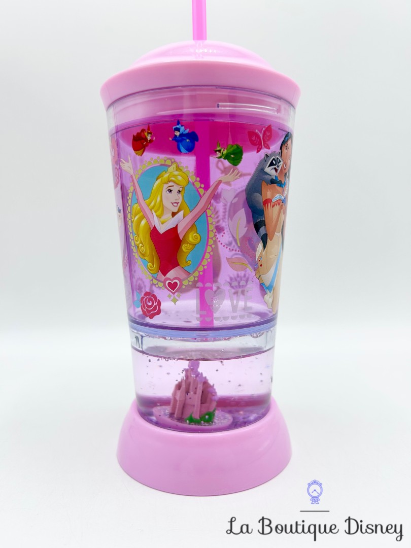 gobelet-paille-princesses-disney-store-rose-verre-plastique-chateau (8)