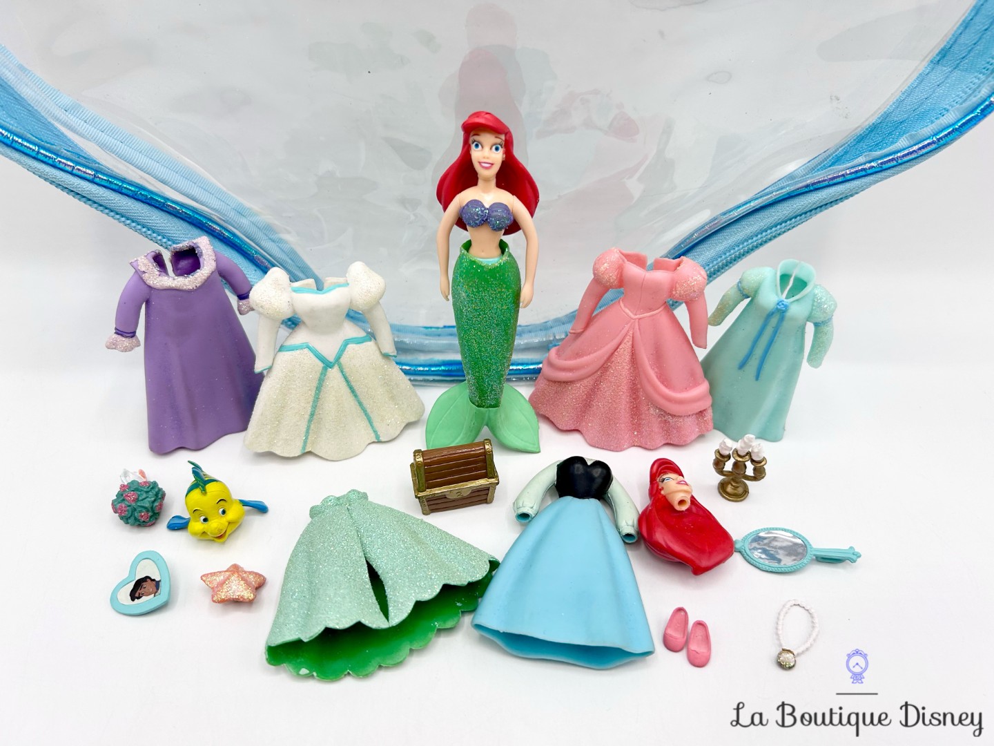 Disney Princess Fashion Set 2026.Figurine Fashion Polly Pocket Coffret Coeur Ariel La Petite Sirène ...