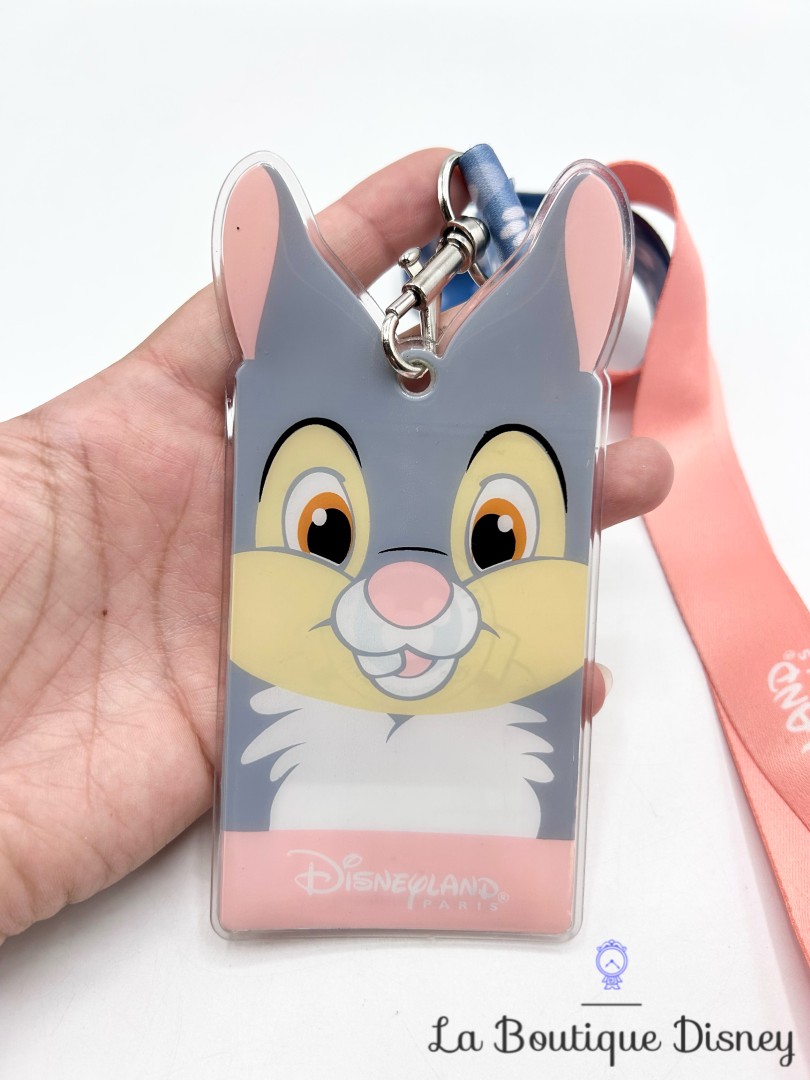 lanière-pins-panpan-disneyland-disney-lapin-bambi-rose-gris (2)