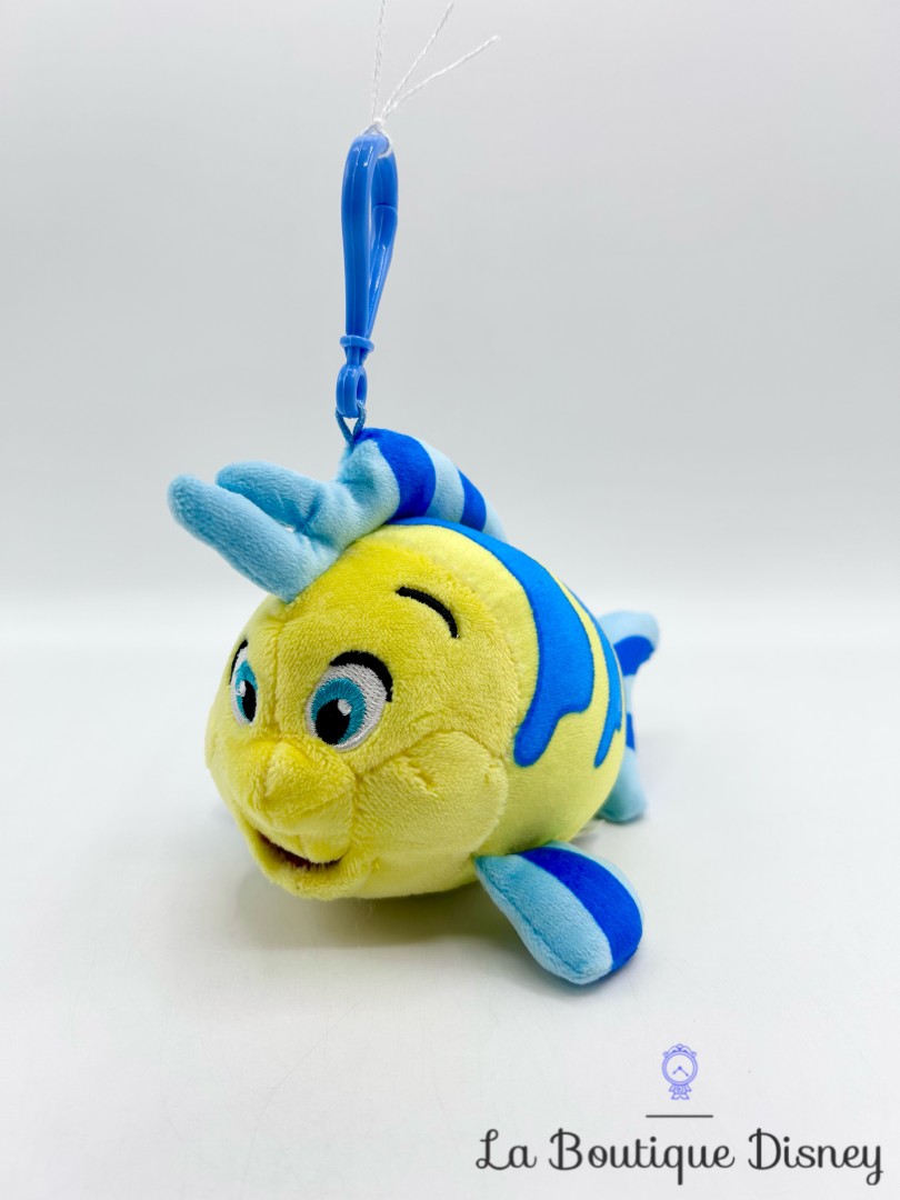 porte-clés-peluche-polochon-la-petite-sirene-disney-poisson-jaune (1)
