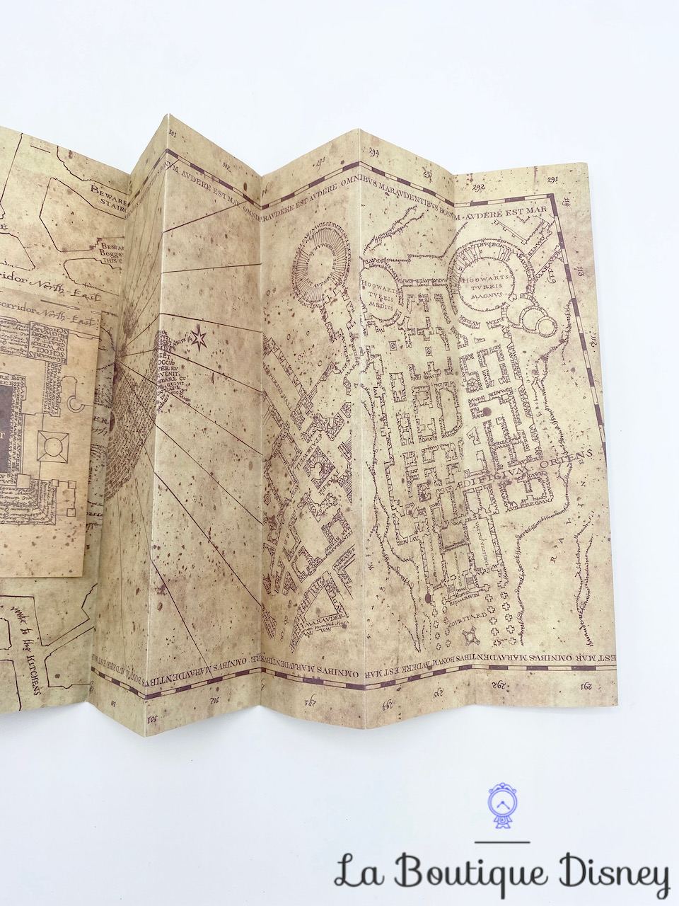 Carte Du Maraudeur Harry Potter - Réplique Officielle Noble Collection - 39x183cm Dépliée