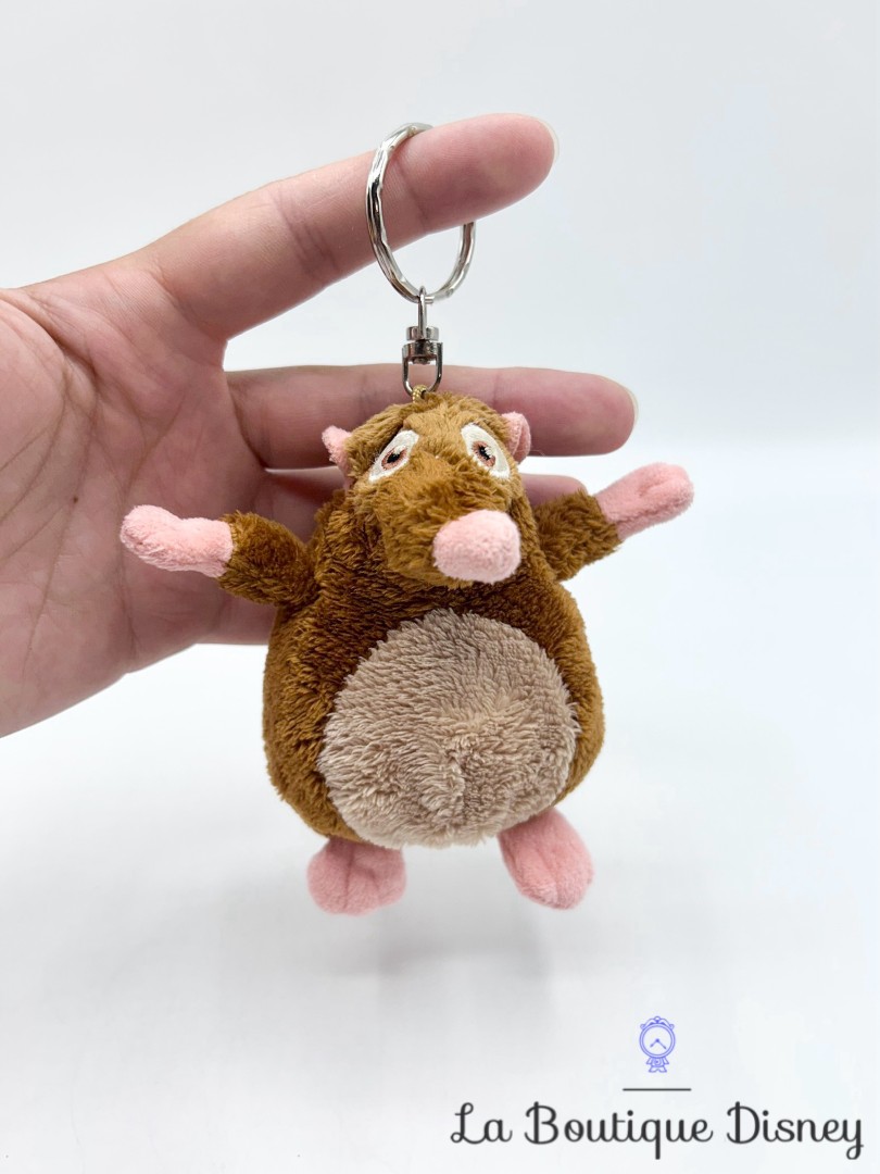 Porte-clés-Emile-Ratatouille-Disney-peluche-rat-marron (2)