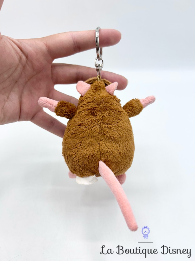 Porte-clés-Emile-Ratatouille-Disney-peluche-rat-marron (1)