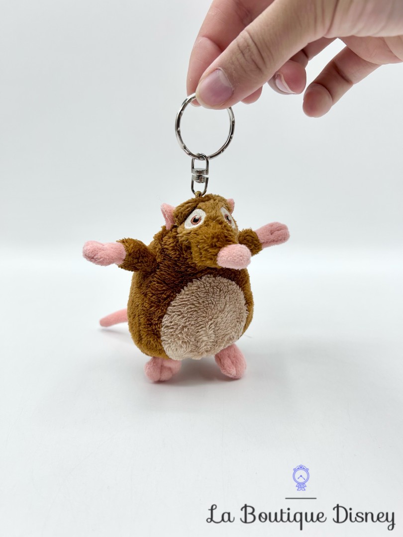 Porte-clés-Emile-Ratatouille-Disney-peluche-rat-marron (3)