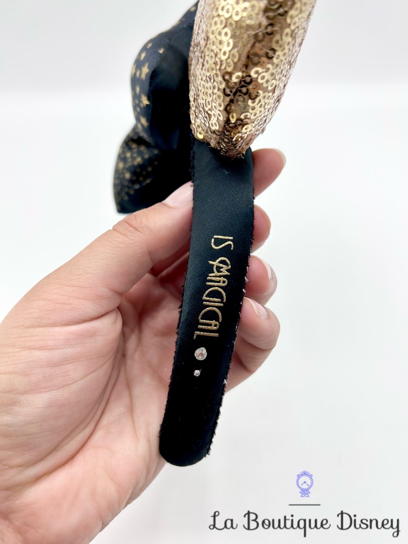 Serre-tête-Oreilles-Minnie-Mouse-Paris-is-Magical-Disneyland-ears-Disney-sequins-dorés-étoiles (4)