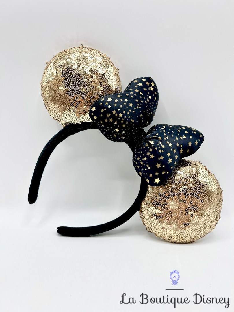 Serre-tête-Oreilles-Minnie-Mouse-Paris-is-Magical-Disneyland-ears-Disney-sequins-dorés-étoiles (2)