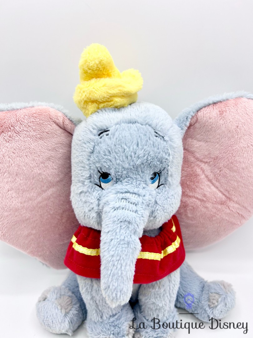 Peluche-Dumbo-Disneyland-Paris-Disney-éléphant-gris-chapeau-34-cm (2)