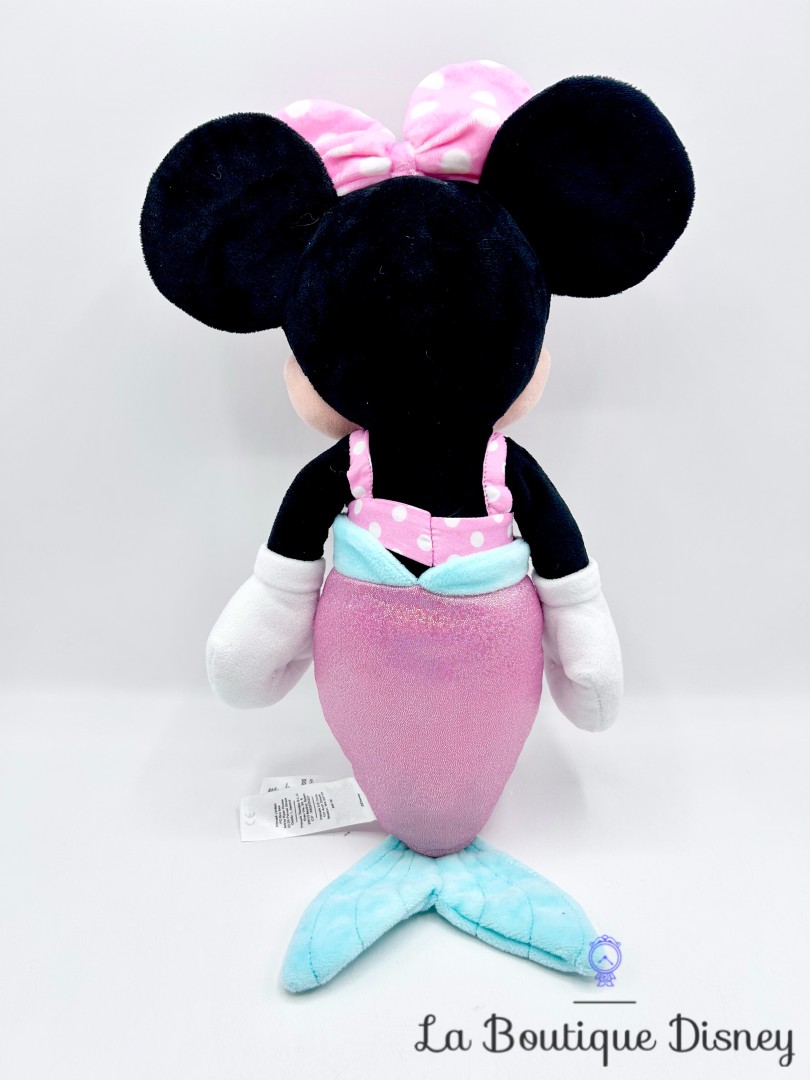 Peluche-Minnie-Mouse-Sirène-sonore-Disney-Primark-paillettes-rose-48-cm (2)