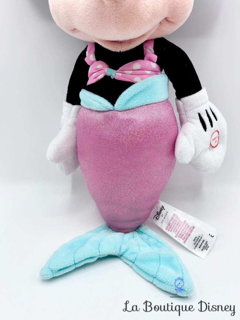 Peluche-Minnie-Mouse-Sirène-sonore-Disney-Primark-paillettes-rose-48-cm (6)