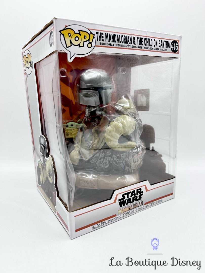 Figurine-Funko-POP-416-The-Mandalorian-&amp;-The-Child-On-Bantha-Disney-Star-Wars-Grogu-collection-vinyl-2020 (3)