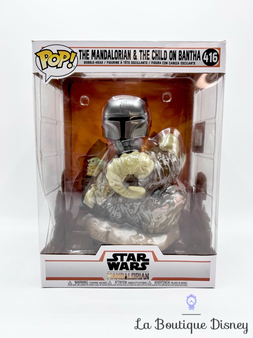 Figurine-Funko-POP-416-The-Mandalorian-&amp;-The-Child-On-Bantha-Disney-Star-Wars-Grogu-collection-vinyl-2020 (4)