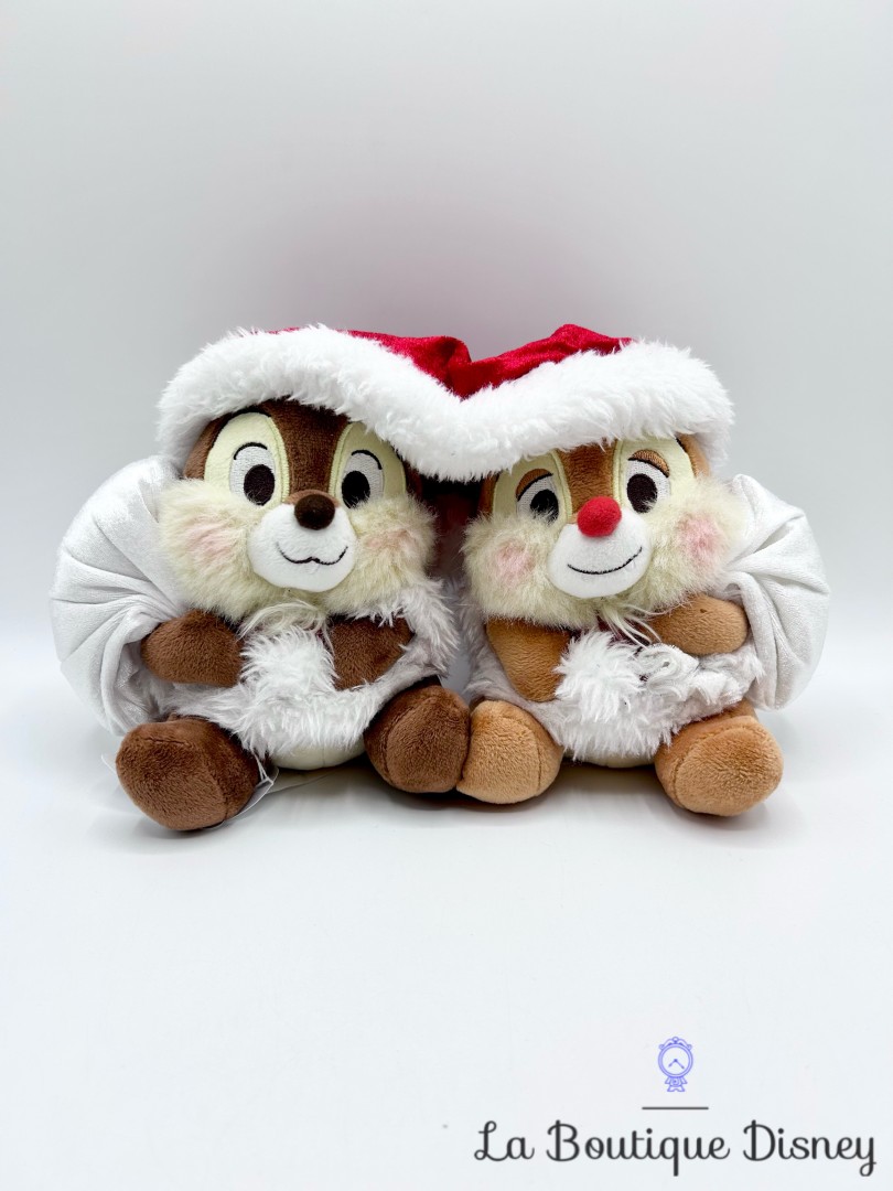 Peluche-Tic-et-Tac-Noël-Disney-Store-2017-bonnet-rouge-24-cm (4)