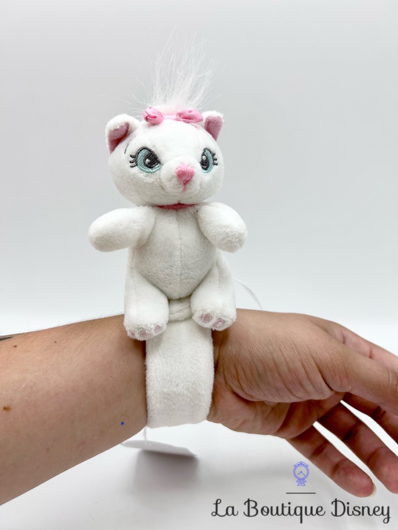 Peluche-bracelet-Marie-Les-Aristochats-Disneyland-2018-Disney-chat-blanc-à-enrouler-poignet (4)