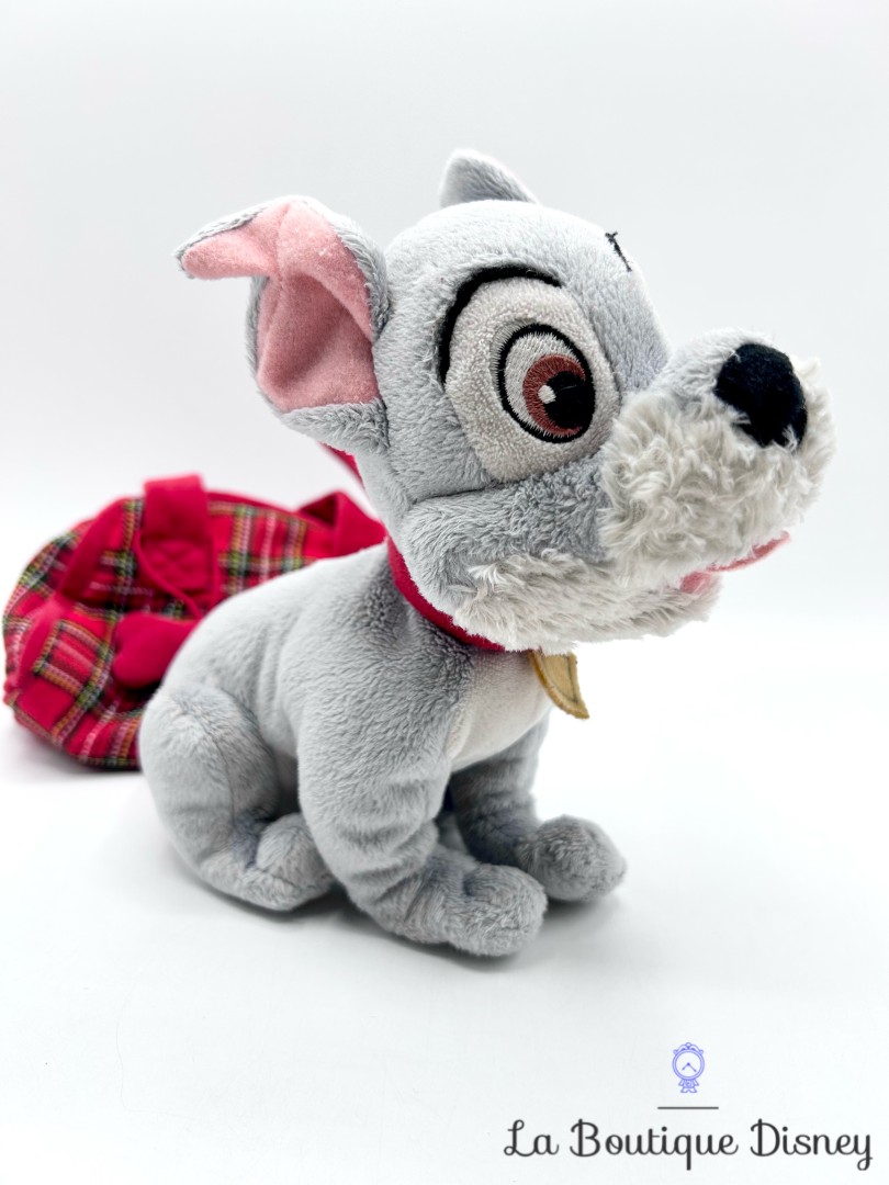 Peluche-Clochard-La-Belle-et-le-Clochard-Disneyland-Paris-Disney-chien-sac-transport-rouge-20-cm (6)