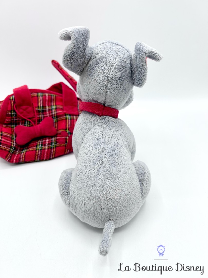 Peluche-Clochard-La-Belle-et-le-Clochard-Disneyland-Paris-Disney-chien-sac-transport-rouge-20-cm (5)