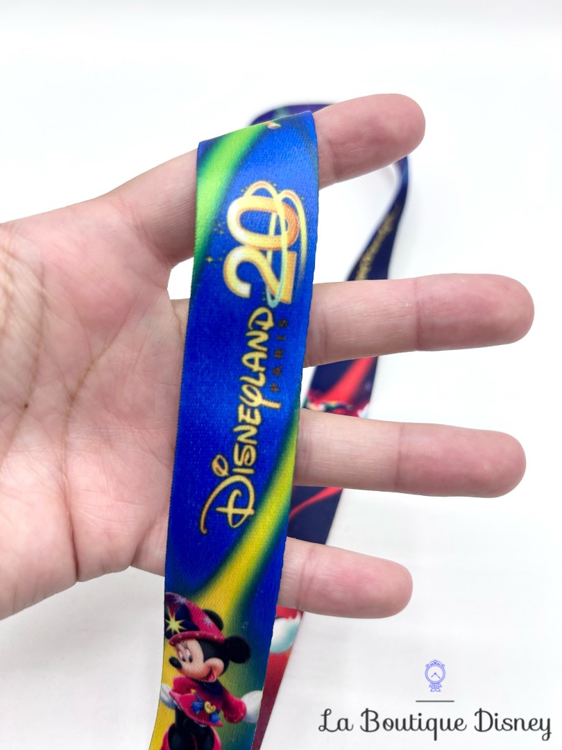 Lanière-Pins-20ème-Anniversaire-Disneyland-Paris-20-ans-Disney-cordon-tour-de-cou (2)