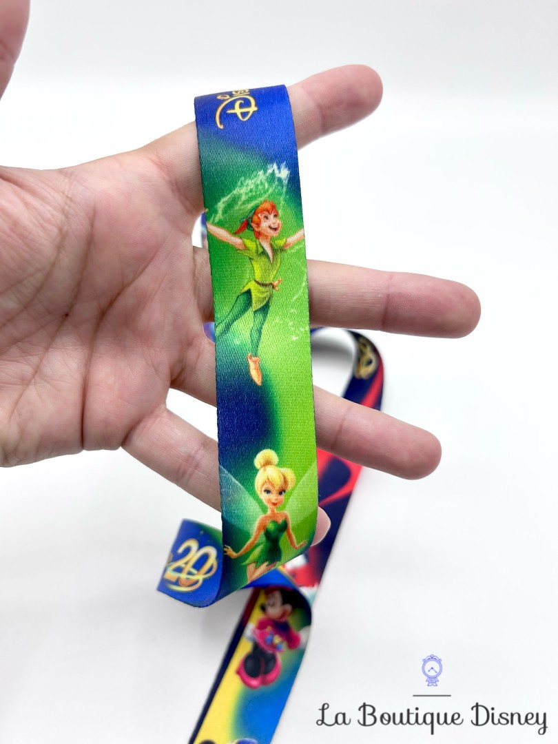 Lanière-Pins-20ème-Anniversaire-Disneyland-Paris-20-ans-Disney-cordon-tour-de-cou (1)