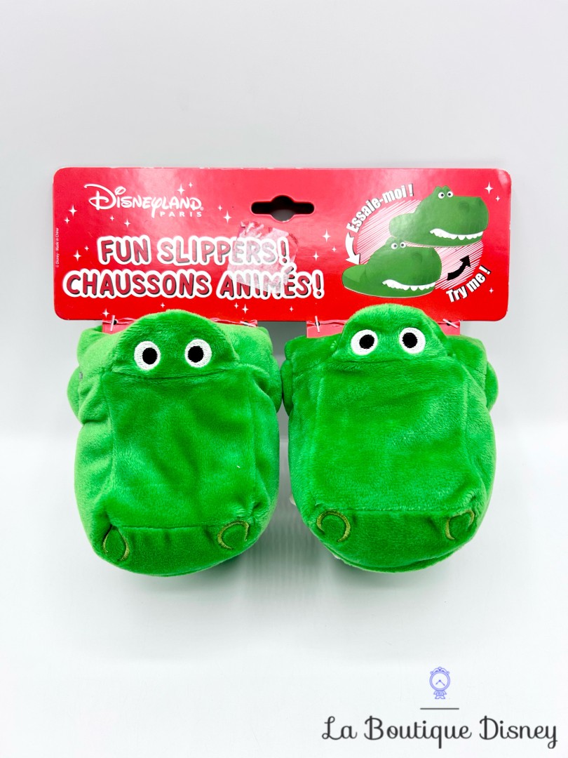 Chaussons-Rex-Toy-Story-Disneyland-Paris-Disney-taille-24-26-pantoufles-dinosaure-vert (5)