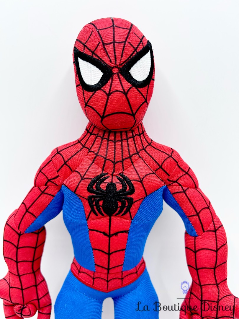 Peluche-Spider-Man-Marvel-Disney-Store-2022-super-héros-araignée-rouge-bleu-34-cm (6)