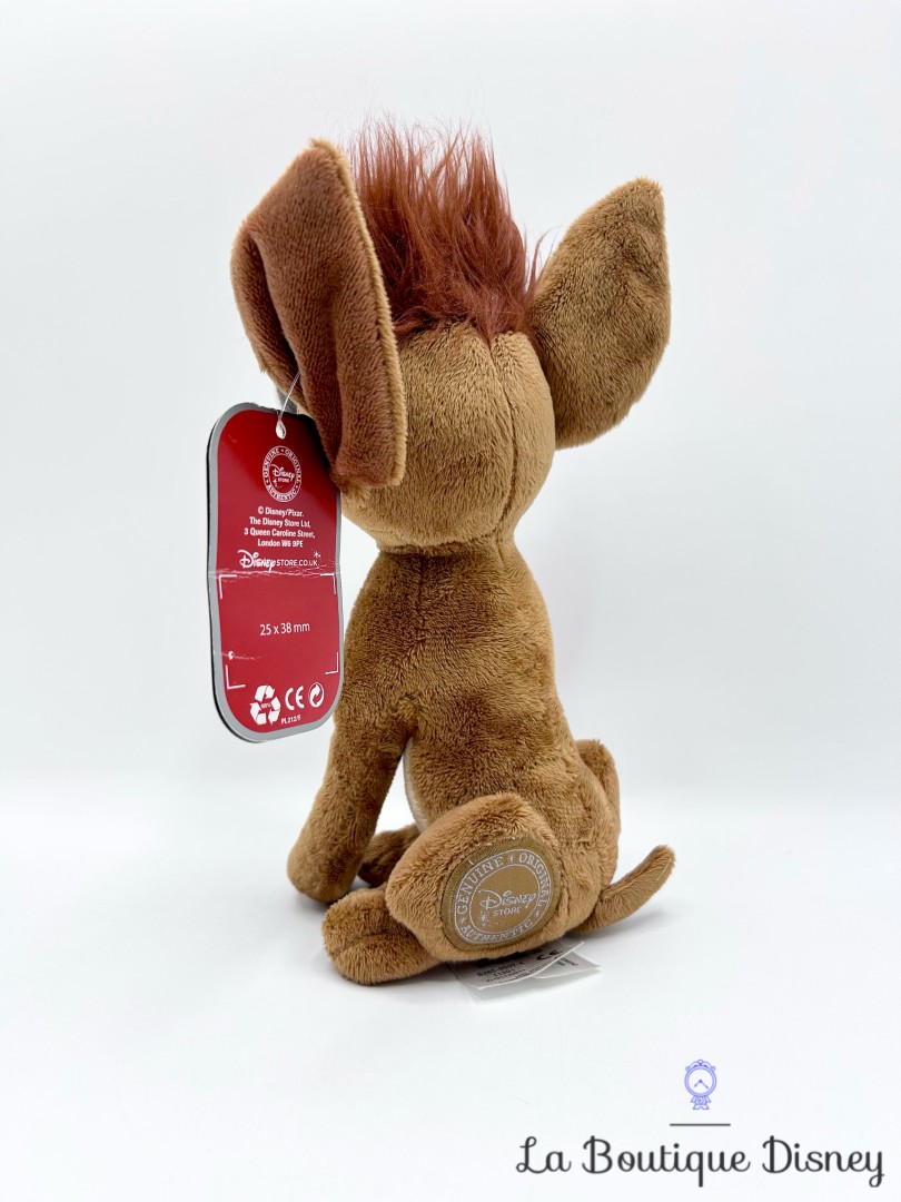 Peluche-Pedro-La-Belle-et-le-Clochard-Disney-Store-2011-chien-marron-écusson-23-cm (4)