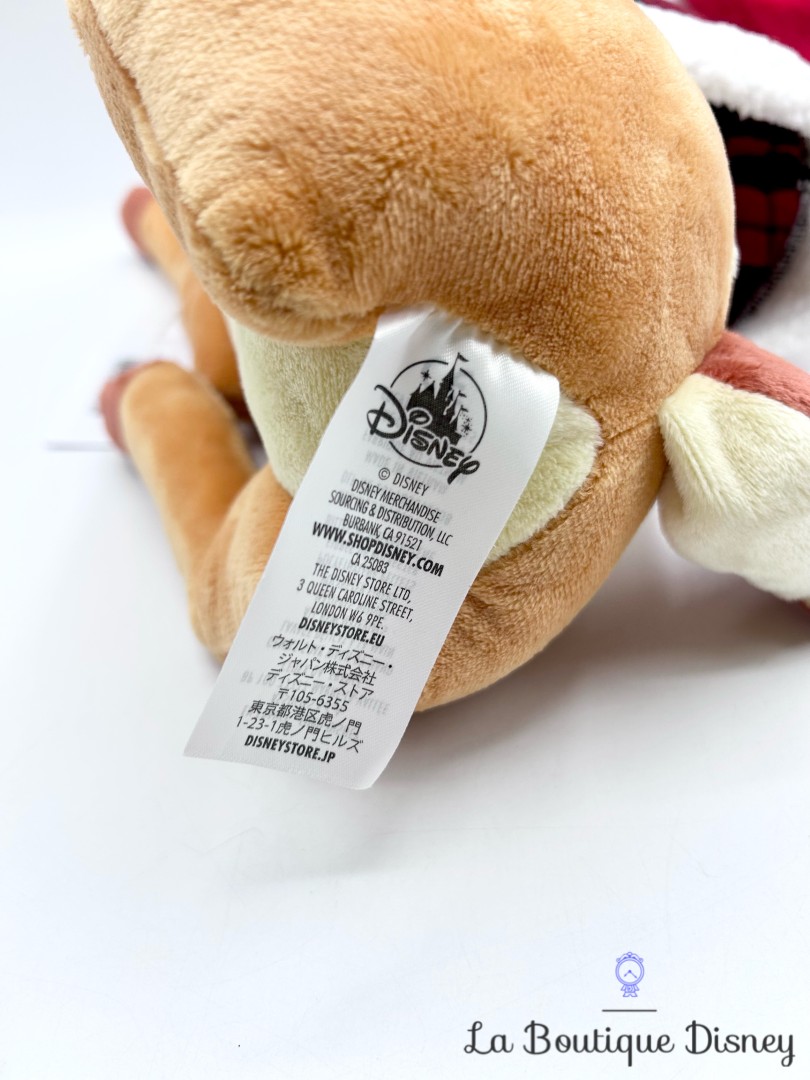 Peluche-Bambi-Noël-Disney-Store-2018-faon-marron-bonnet-40-cm (8)