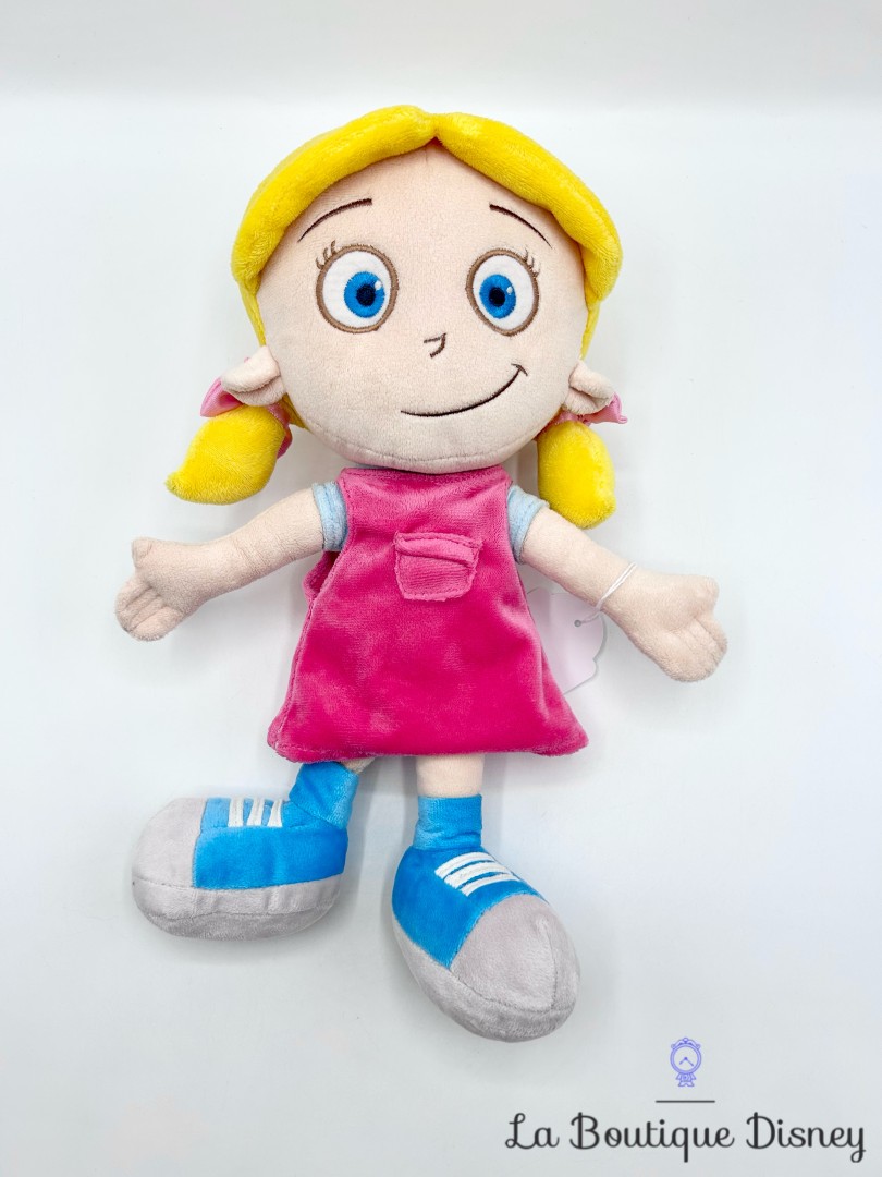Peluche-Annie-Les-Petits-einstein-Disney-Store-fille-rose-écusson-34-cm (3)