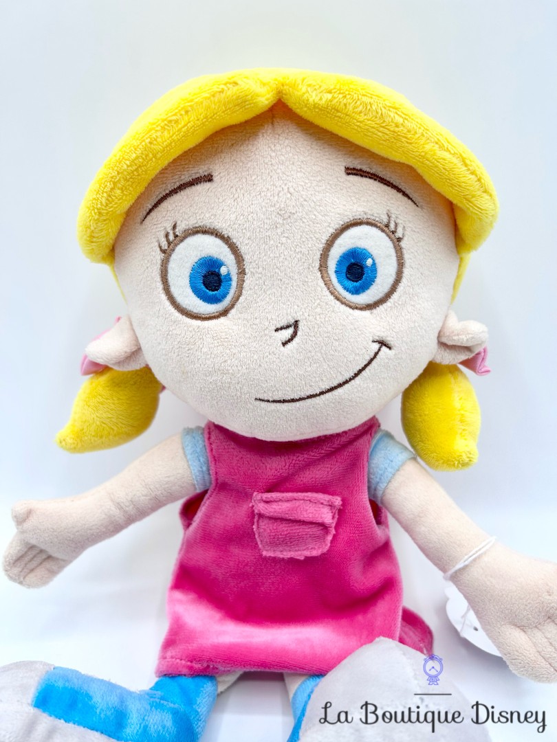 Peluche-Annie-Les-Petits-einstein-Disney-Store-fille-rose-écusson-34-cm (4)