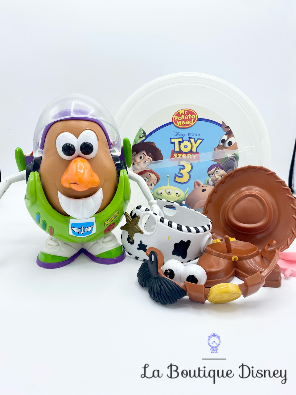 Jouet Sceau Mr Patate Toy Story 3 Disney Hasbro Mr Potato Head Woody Buzz l\'éclair