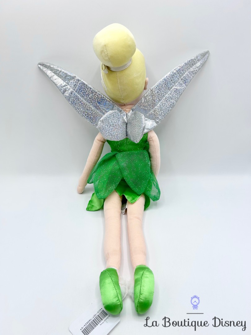 Poupée-chiffon-Fée-Clochette-Disneyland-Paris-2019-Disney-peluche-Peter-Pan-vert-paillettes-54-cm (6)
